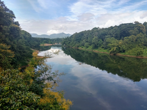 Iruvanjippuzha River, Kozhikode (Near Thusharagiri)