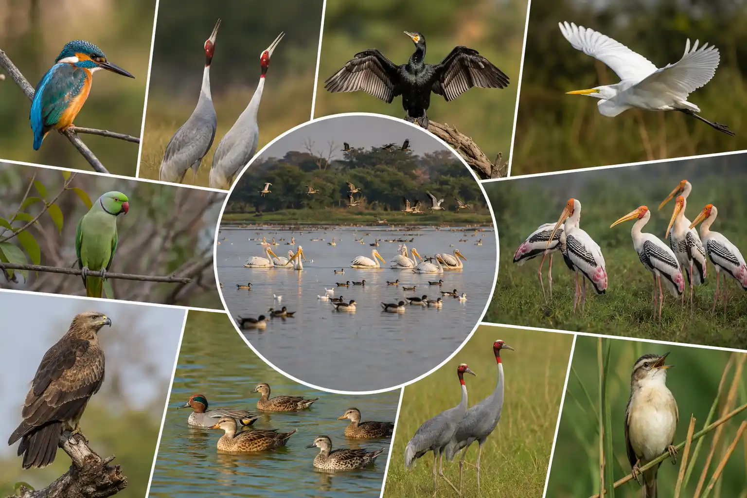 Types of Birds in Bharatpur